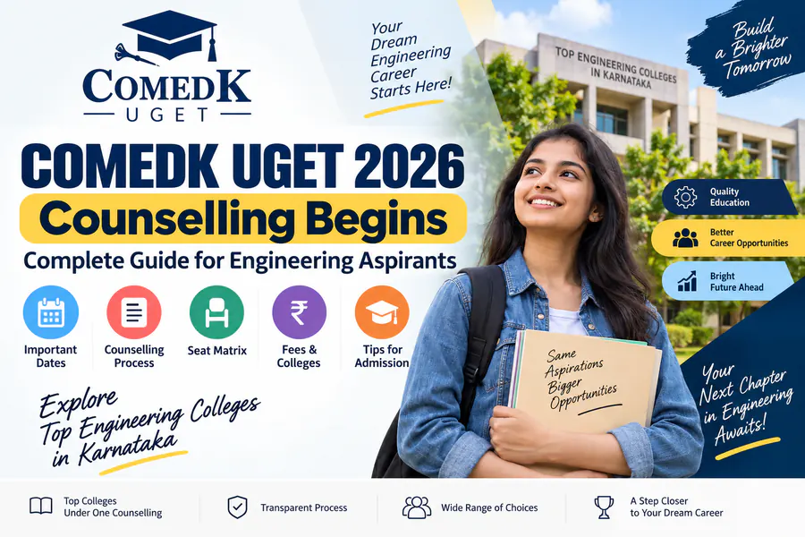 COMEDK UGET 2026 Counselling Begins: Complete Guide for Engineering Aspirants