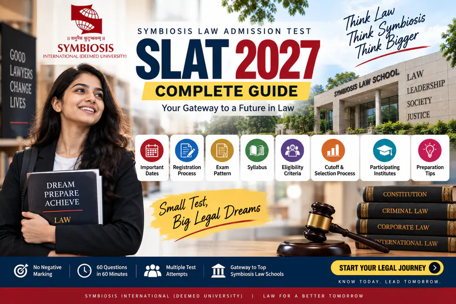 SLAT 2027: Exam Date, Registration, Eligibility, Syllabus, Pattern & Cutoff