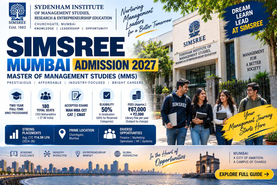 SIMSREE Mumbai Admission 2027: Fees, Cutoff, Eligibility & Placements