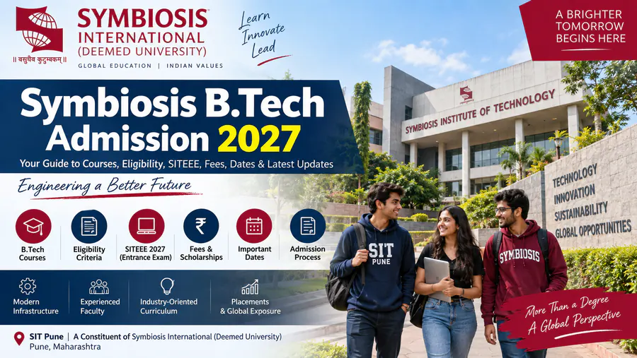 Symbiosis B.Tech Admission 2027: Eligibility, SITEEE, Fees & Dates