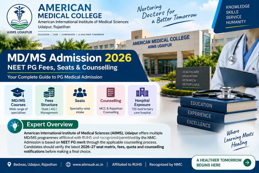 American Medical College MD/MS Admission 2026: NEET PG Fees, Seats & Counselling